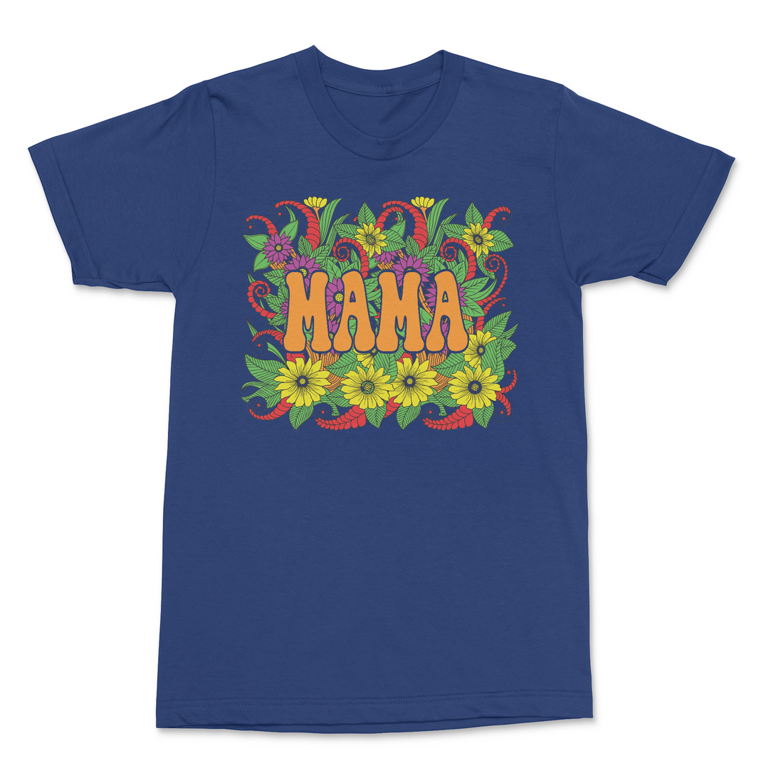 Flowered Mama Tee - Tag Your Team