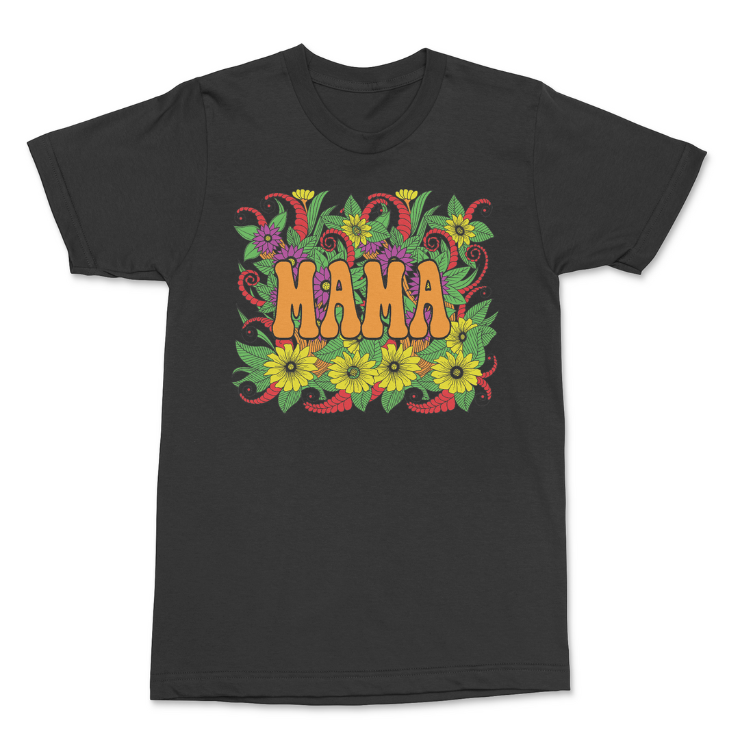 Flowered Mama Tee - Tag Your Team
