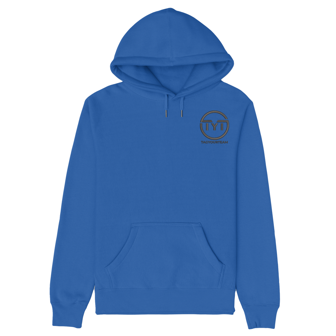 Embroidered luxury Pullover - Royal Blue - Tag Your Team