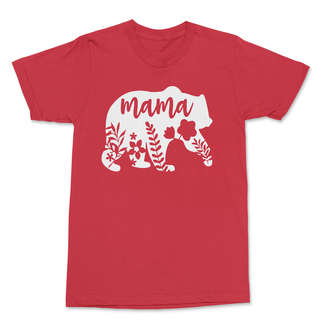 Mama Bear Tee  White Print