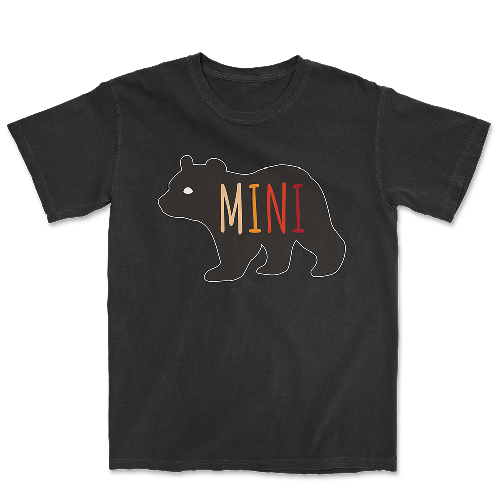 MINI BEAR Black Color Tee