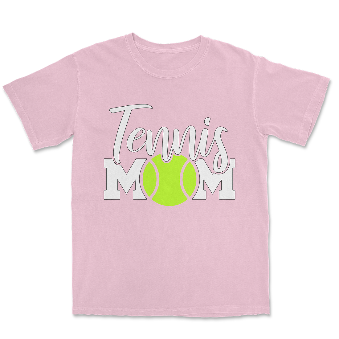 Tennis Mom White Design T-shirt
