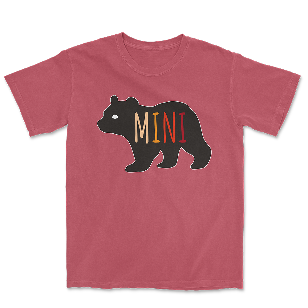 MINI BEAR Black Color Tee