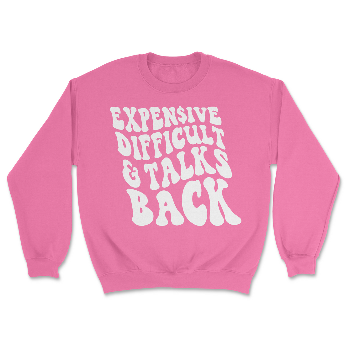 Expensive Difficult & Talk Back | Graphic Sweater - Tag Your Team