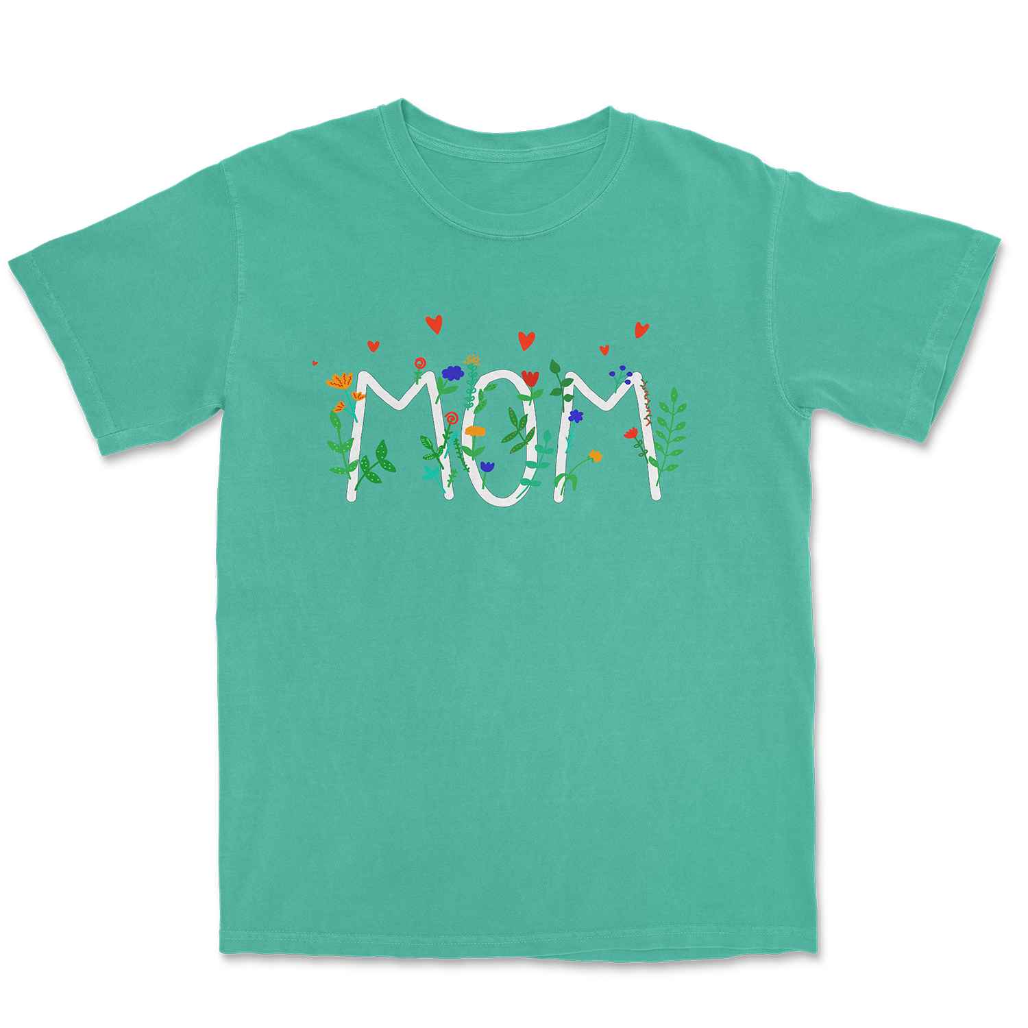 Garden Mom White Design T-Shirt