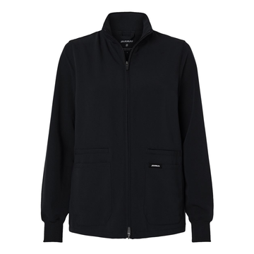 Jaanuu Women's Ceri Essential Full-Zip 6-Pocket Scrub Jacket