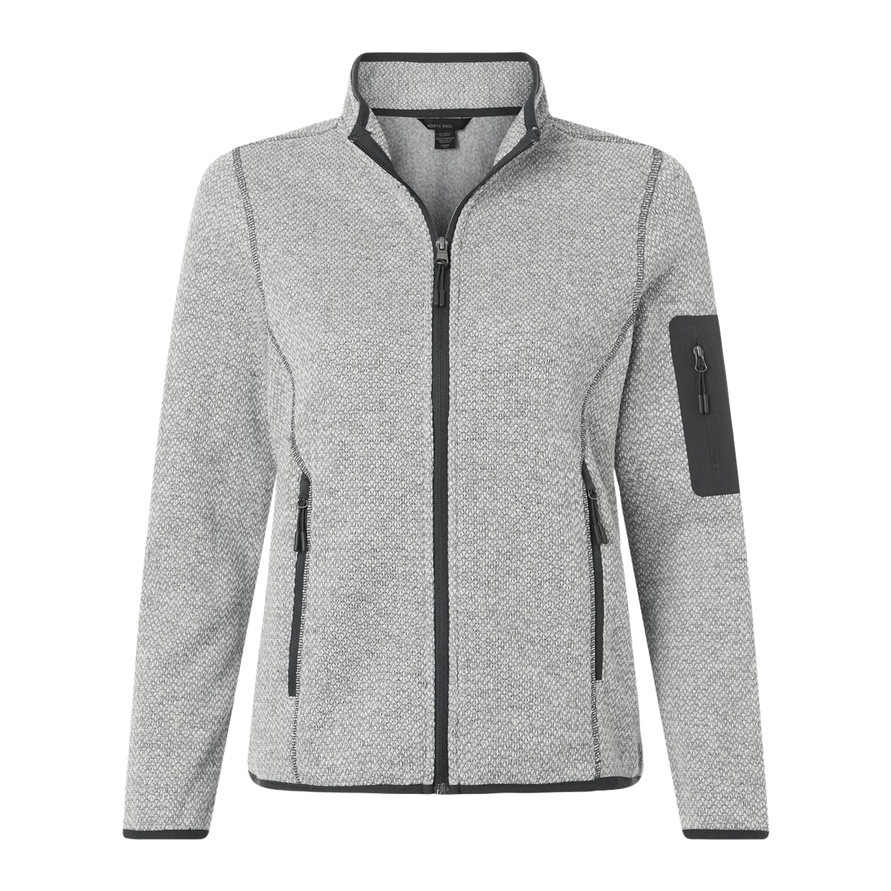 North End Custom Embroidered Women's Sweater Knit Jacket - Tag Your Team
