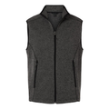 North End Custom Embroidered Men's Jasper Jacquard Fleece Vest - Tag Your Team