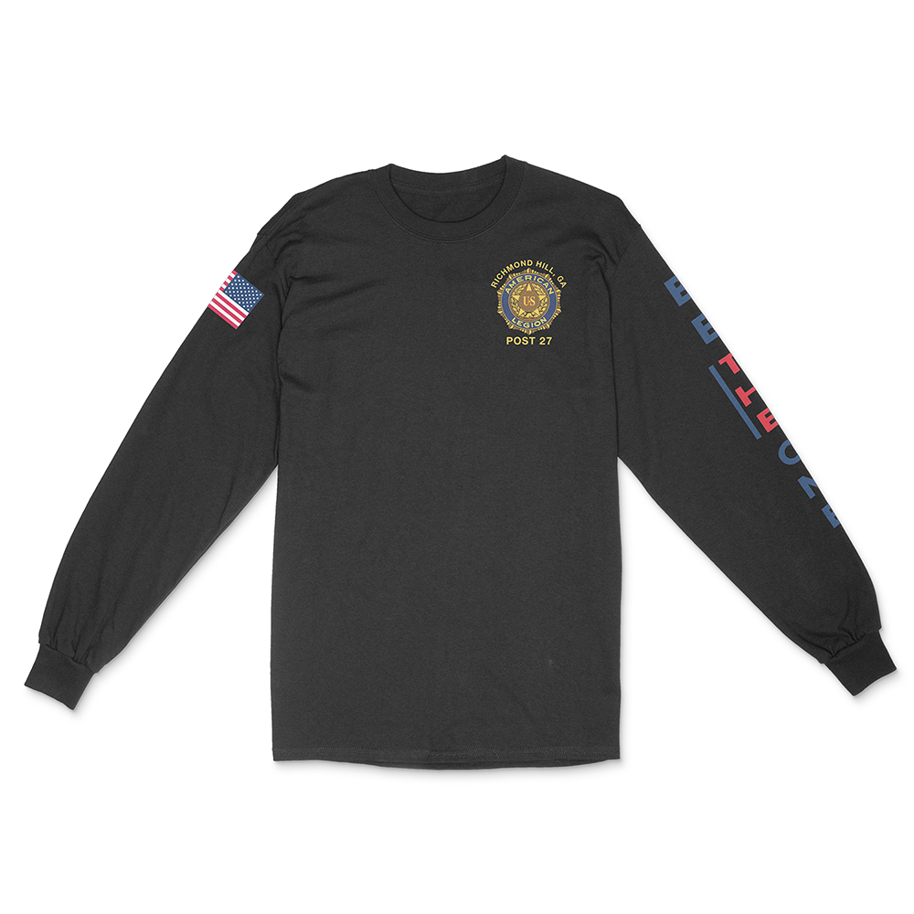 American Legion Fundraiser – Black Long Sleeve T-Shirt - Tag Your Team