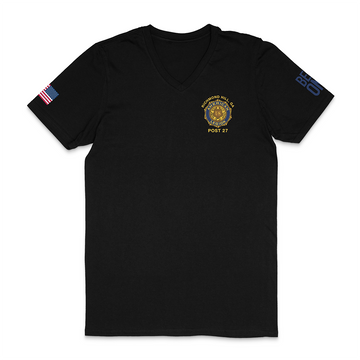 American Legion Fundraiser – Black Short Sleeve V Neck - Tag Your Team