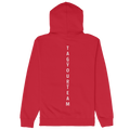 Printed Logo Zip-up Hoodie - Red - Tag Your Team