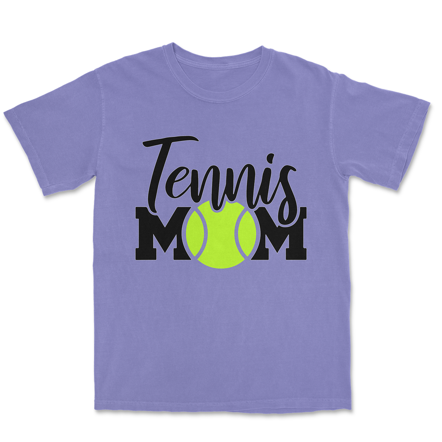 Tennis Mom Black Design T-Shirt