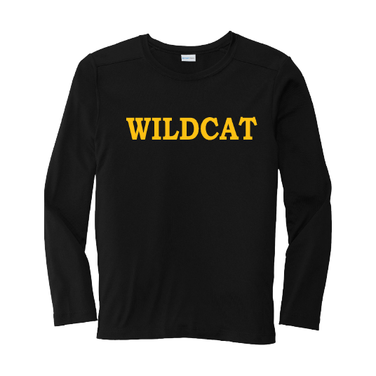 Wildcat Youth Performance Long Sleeve Tee - Tag Your Team