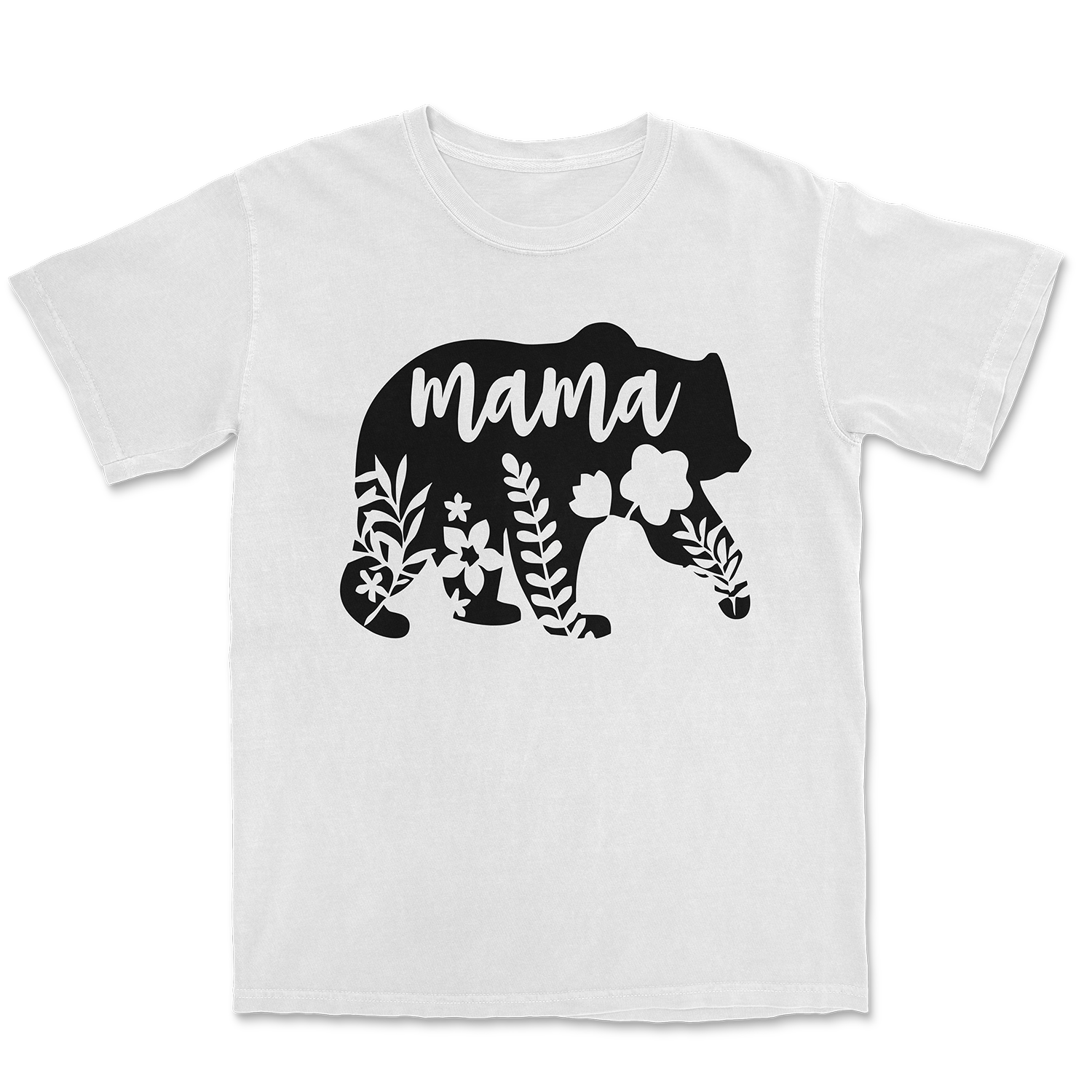 Mama Bear Black Design T-Shirt